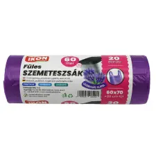  Füles szemeteszsák Lila 60 Liter 60x70+20 cm 20 Db/roll tisztító- és takarítószer, higiénia
