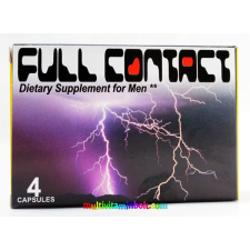  Full Contact For Men 4 db kapszula, gyorsan ható, eredményes potencianövelő Férfiaknak vágyfokozó