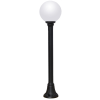 Fumagalli G25.151.000.AYF1L MIZAR/250 LED 6W 4K E27 opál/fekete kültéri állólámpa