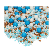 Funcakes szórógyöngy mix, Kék ünneplés, 80g sütés és főzés