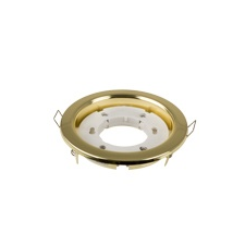  Funen süllyesztő keret GX53 lámpához kör alakú, arany világítás