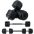 FUNFIT 4in1 állítható 40kg bitumen Súlyzó szett 2x20kg - fekete
