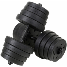 FUNFIT állítható 30kg bitumen Súlyzó szett 2x15kg - fekete kézisúlyzó