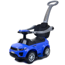FUNFIT Kids Bébitaxi tolókarral és hangeffekttel - kék lábbal hajtható járgány