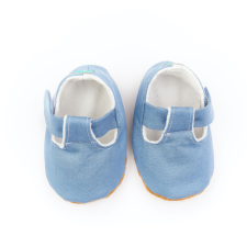FUNKIDZ Első lépés cipő - puhatalpú kiscipő - farmer 0-3 hónap gyerek cipő