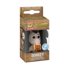 Funko POP! Shrek: DreamWorks 30th - Donkey kulcstartó játékfigura