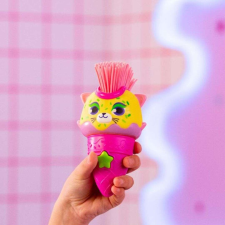 Funky Paws Lemon Cat figura – interaktív és bővíthető elektronikus játék