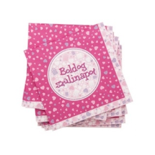 Funny Box : Boldog Születésnapot 16 darabos szalvéta - pink - Egyéb asztalterítő és szalvéta