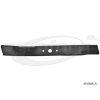  Fűnyíró kés Castelgarden YSM52GGP 485mm, 18.2mm, 3 furatos utángyártott