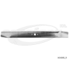  Fűnyíró kés MTD J155 760mm, 6 ágú csillag, 3 furatos utángyártott
