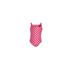  Fürdőruha - VICHY FUSHIA (egész) (méret 10 év)