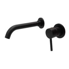  Fürdőszoba mosogató csaptelep, Blackswan, M68 típus, matt fekete modell, 20,5 cm csaptelep
