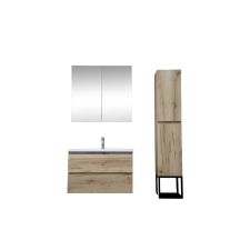  Fürdőszoba szekrény mosdóval SAT B-Way tölgy szőnyeg KSETBWAY8 fürdőszoba bútor