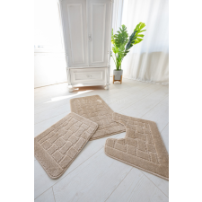 Fürdőszoba szőnyeg 3 részes Hasir bézs 50x80cm lakástextília