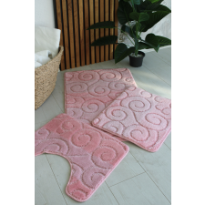 Fürdőszoba szőnyeg 3 részes Star Inda mintás Rózsaszín 50x80cm lakástextília