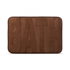 [] Fürdőszobai kilépőszőnyeg - &quot;BATH&quot; - barna - 60 x 40 cm fürdőszoba kiegészítő