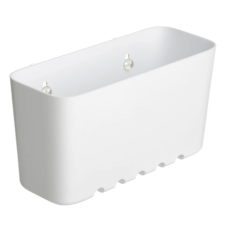 FÜRDŐSZOBAI TÁROLÓ, 20X11X9,5CM FEHÉR, POLIPROPILÉN fürdőszoba kiegészítő