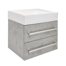  Fürdőszobaszekrény fürdőszobaszekrény SAT Cube Way 60x53x46 cm fürdőszobaszekrény mat CUBE46602BESATCW fürdőszoba bútor