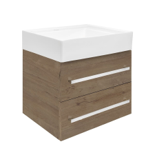  Fürdőszobaszekrény fürdőszobaszekrény SAT Cube Way 60x53x46 cm fürdőszobaszekrény mat CUBE46602DWSATCW fürdőszoba bútor