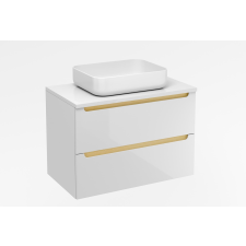  Fürdőszobaszekrény mosdó alá Naturel Stilla 80x60x45 cm fehér STILLAD08057DBI fürdőszoba bútor