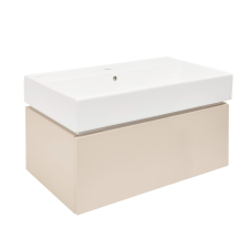 Fürdőszobaszekrény SAT Feel 80x30x46 cm mat SATFEEL80BEU2 fürdőszoba bútor