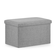 FURELA XL szürke összecsukható puff 60 x 38 x 38 cm bútor