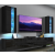 Furnitech Venezia Next AN-20 nappali faliszekrény sor - 249 x 173 cm (magasfényű fekete)