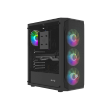 Fury Shobo SH4F RGB Számítógépház - Fekete (NFO-2154) számítógép ház