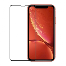 FUSION 5D Apple iPhone XR Edzett üveg kijelzővédő (FSN-TG5D-IPH-XR-BK) mobiltelefon kellék