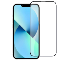 FUSION Double Apple iPhone 14 Pro Edzett üveg kijelzővédő (FSN-SS-IPH14P-BK) mobiltelefon kellék