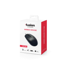 FUSION FM-100 Vezetékes Egér - Fekete (FM-100) egér