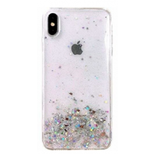FUSION Glue Glitter Apple iPhone 12 Pro Max Szilikon Tok - Átlátszó tok és táska
