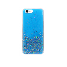 FUSION Glue Glitter Huawei P40 Lite E Szilikon Tok - Mintás/Kék tok és táska
