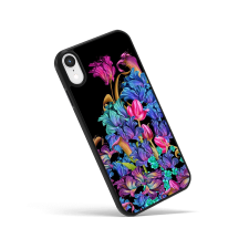 FUSION Print Apple iPhone 15 Tok - Fekete/Lila (FSN-PC-15-F20) tok és táska