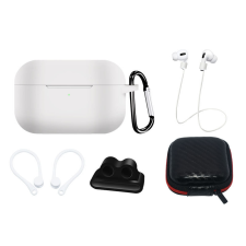 FUSION Set Apple AirPods 1/2 Tok készlet - Fehér fülhallgató, fejhallgató tok