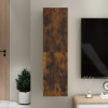 Füstös tölgy színű falra szerelhető TV-szekrény 30,5x30x110 cm