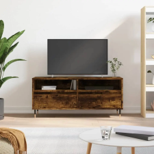  Füstös tölgy színű szerelt fa TV-szekrény 100x34,5x44,5 cm bútor