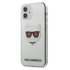 FUTER Eredeti előlap tok Karl Lagerfeld KLHCP12SCLTR iPhone 12 MINI Átlátszó telefontok tok és táska