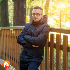  Fűthető kabát W-TEC HEATborg fekete XXL