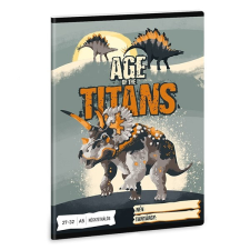  Füzet ARS UNA A/5 32 lapos kockás 27-32 Age Of The Titans füzet