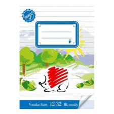  Füzet Ico Süni kisalakú bekötött sulikész vonalas 12-32 3.osztályos füzet