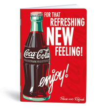Füzet kockás LIPAMILL A/4 40 lapos Coca Cola füzet