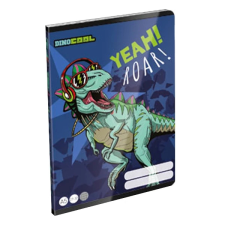  Füzet LIZZY CARD A/5 40 lapos kockás Dino Cool Dino Roar füzet