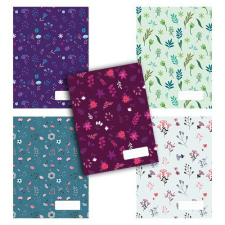  Füzet pd nagyalakú 40 lapos kockás Fancy Florals vegyes füzet