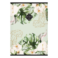  Füzet STREET Botanic A/5 54 lapos kockás füzet