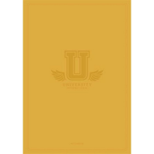 Füzet, tűzött, A4, kockás, 60 lap, SHKOLYARYK "University International", vegyes füzet
