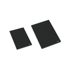  Füzet, tűzött, A4, vonalas, 80 lap, AMBAR "Classic", fekete füzet