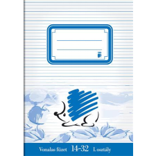  Füzet, tűzött, A5, vonalas, 32 lap, 1. osztály, ICO "Süni", "14-32" füzet