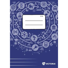  Füzet, tűzött, A5, vonalas, 32 lap, 3. osztály, VICTORIA PAPER Circle "12-32" füzet