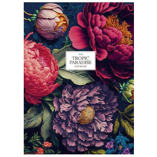  Füzet, tűzött, A5, vonalas, 80 lap, SHKOLYARYK "Tropic Paradise", vegyes füzet